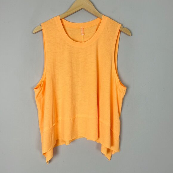 NEW Free People Movement Tempo Tank Top Orange Size XL Women's - Picture 1 of 4